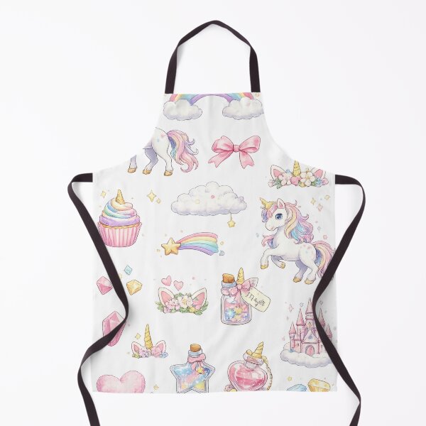 Item preview, Pastel Magical Unicorn Rainbow Floral Castle Aesthetic designed and sold by Rehnair.