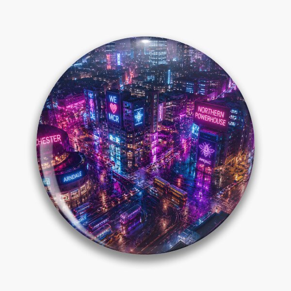 Item preview, Manchester 2150 | Cyberpunk Sci Fi | Neon Atlas designed and sold by NSAstore.