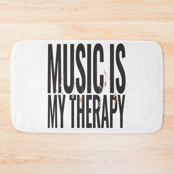 Item preview, Music Is My Therapy – Bold Motivational Music Design designed and sold by Midnight Veil Designs.