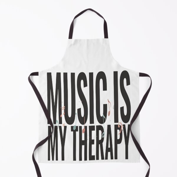 Item preview, Music Is My Therapy – Bold Motivational Music Design designed and sold by Midnight Veil Designs.