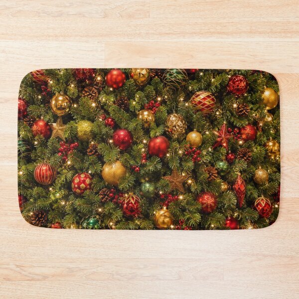 Item preview, Decorated Christmas Tree Texture | Festive Holiday Pattern designed and sold by GSizzle1.