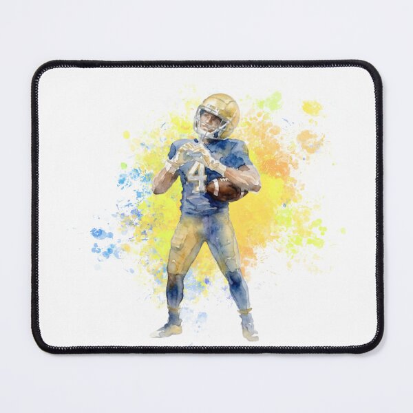 Item preview, American Football Player Watercolor Splatter Art - Jersey #4 designed and sold by Turnersports.