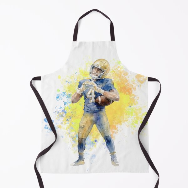 Item preview, American Football Player Watercolor Splatter Art - Jersey #4 designed and sold by Turnersports.