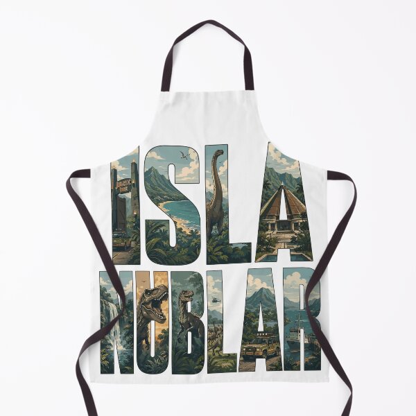 Item preview, Isla Nublar Vintage Travel Poster | Retro Dinosaur Adventure Island designed and sold by Coldink.