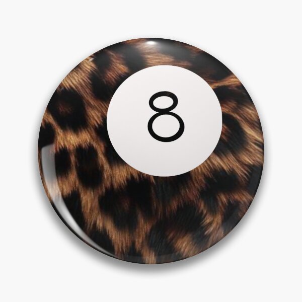 Item preview, Leopard print 8 ball designed and sold by normalhomanart.