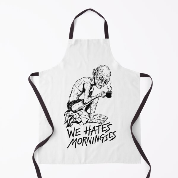 Item preview, We Hates Morningses Funny Coffee Fantasy Creature / We Hates Morningses Funny Coffee Lover Meme designed and sold by Krasnovaovaova.