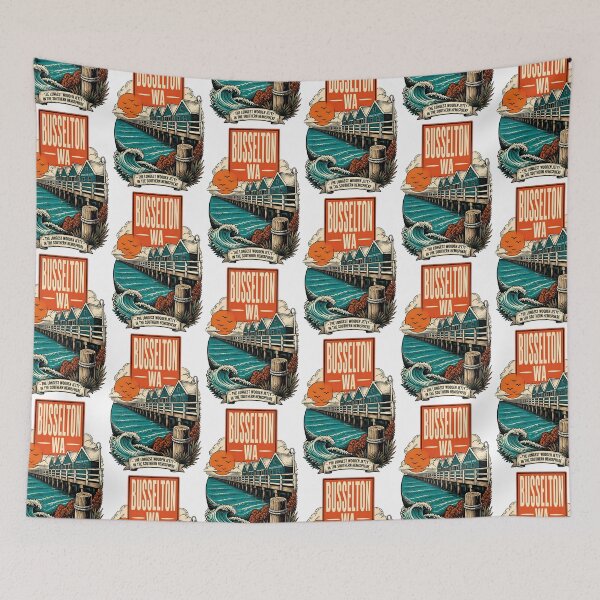 Item preview, Busselton Western Australia Vintage Travel Poster designed and sold by TravelersGems.