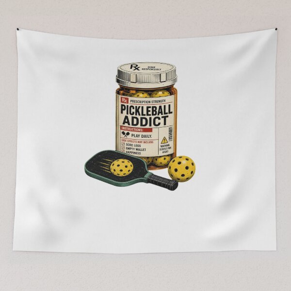 Item preview, Pickleball Addict Prescription Bottle Funny Pickleball Player Gift designed and sold by Bisonia.