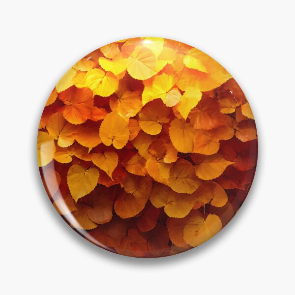 Item preview, Hearts 51 - Golden Autumn Leaves Watercolor Heart Art designed and sold by NikaNavi.