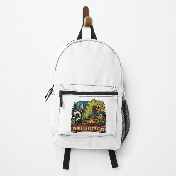 Item preview, Funny Skunk Camping Attack - Retro Camping Humor designed and sold by RareVisuals.