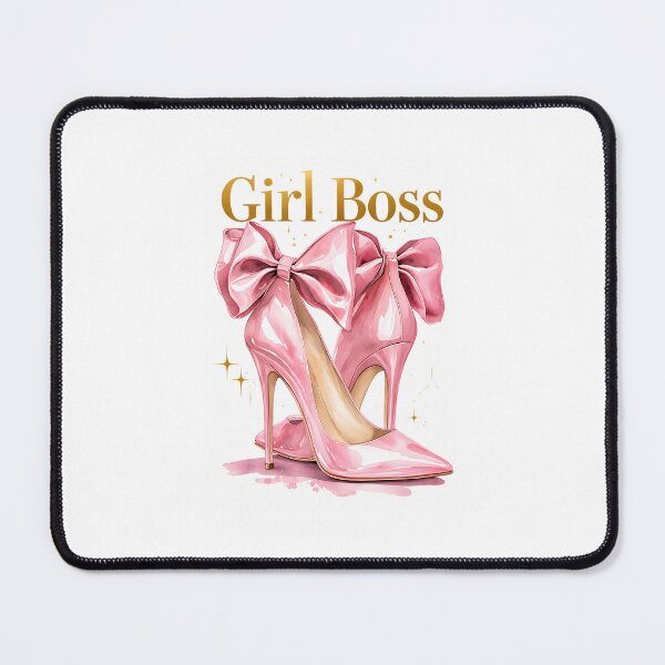 Item preview, Girl Boss Pink High Heels Ribbon Bow designed and sold by Autumnn01.