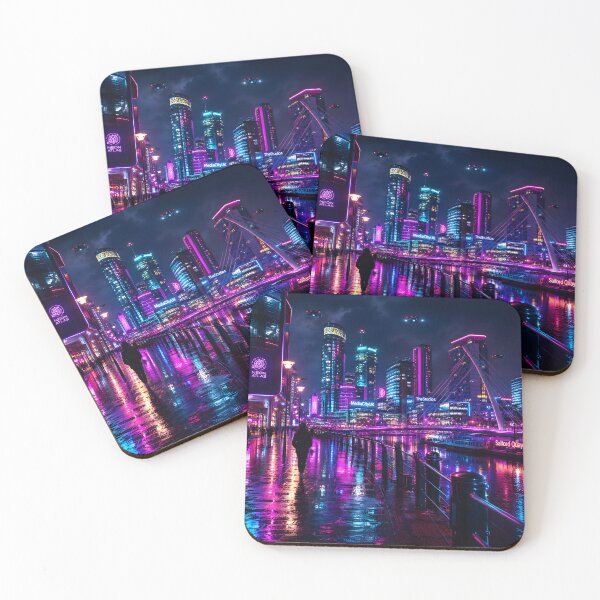 Item preview, Manchester 2150 | Cyberpunk Sci Fi | Neon Atlas designed and sold by NSAstore.