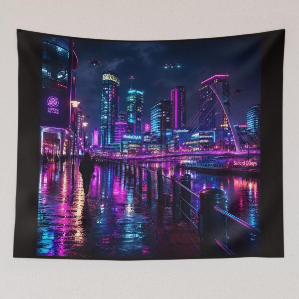 Item preview, Manchester 2150 | Cyberpunk Sci Fi | Neon Atlas designed and sold by NSAstore.