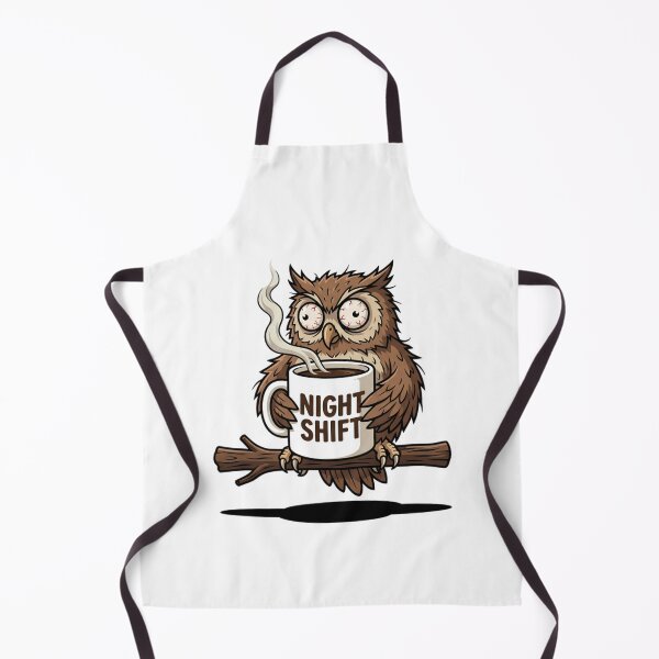 Item preview, Funny Night Shift Owl Drinking Coffee Mug designed and sold by Rare By Hero.