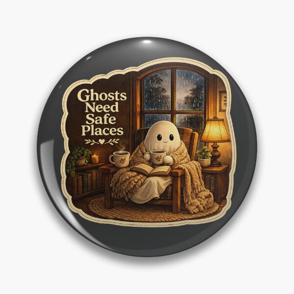 Item preview, Ghosts Need Safe Places designed and sold by QuietNovaShop.