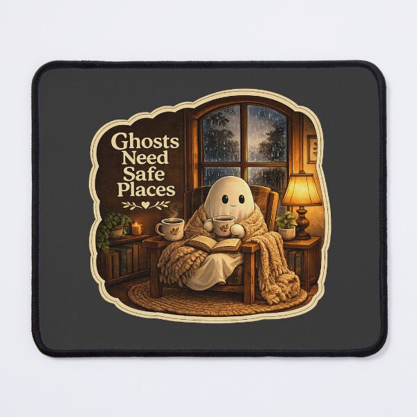 Item preview, Ghosts Need Safe Places designed and sold by QuietNovaShop.