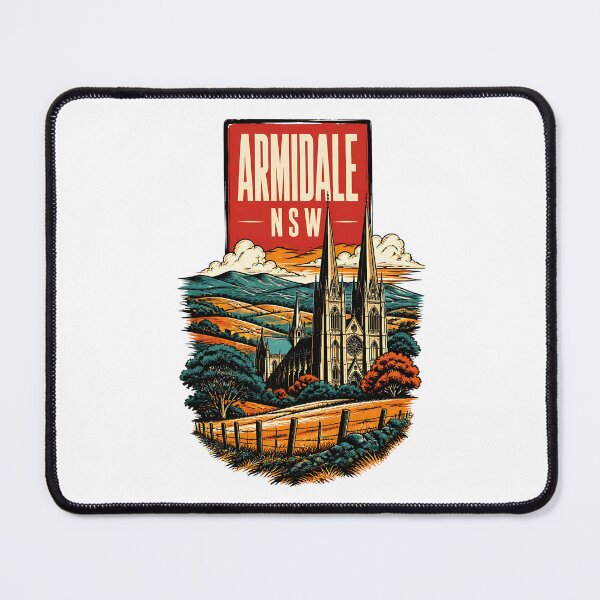 Item preview, Armidale New South Wales Australia Vintage Travel Poster designed and sold by TravelersGems.
