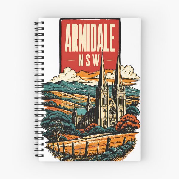 Item preview, Armidale New South Wales Australia Vintage Travel Poster designed and sold by TravelersGems.