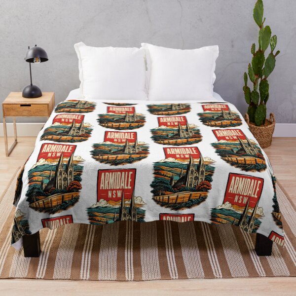 Item preview, Armidale New South Wales Australia Vintage Travel Poster designed and sold by TravelersGems.