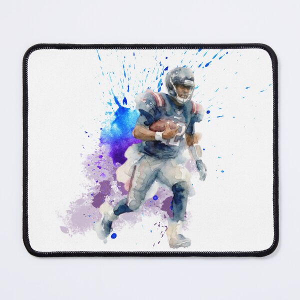Item preview, Dynamic Football Player Paint Splatter Illustration designed and sold by Cucuzeus.