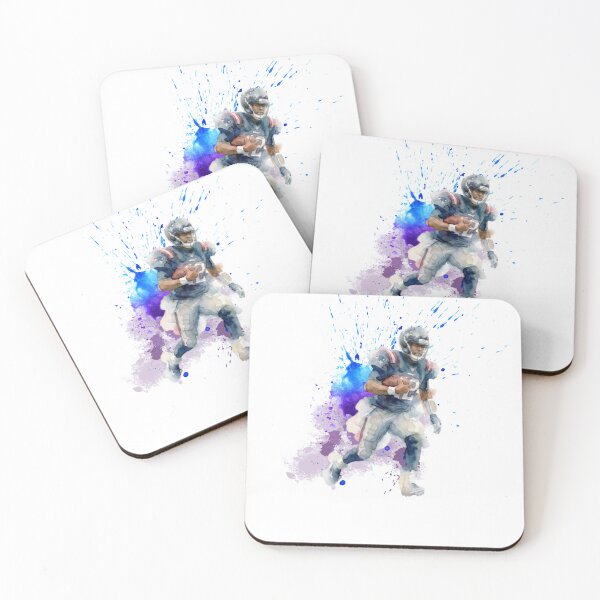 Item preview, Dynamic Football Player Paint Splatter Illustration designed and sold by Turnersports.
