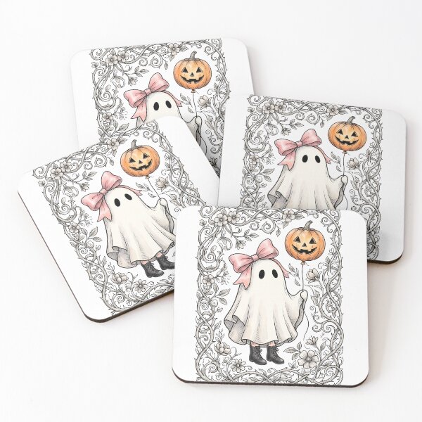 Item preview, Cute Ghost Pink Bow Pumpkin Balloon designed and sold by Roy & Tiffany.