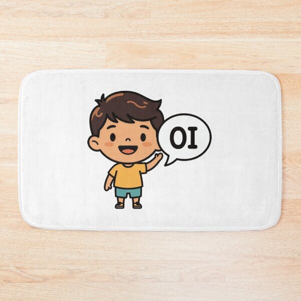 Item preview, Oi Cute Cartoon Boy Waving Hello designed and sold by a575642903.