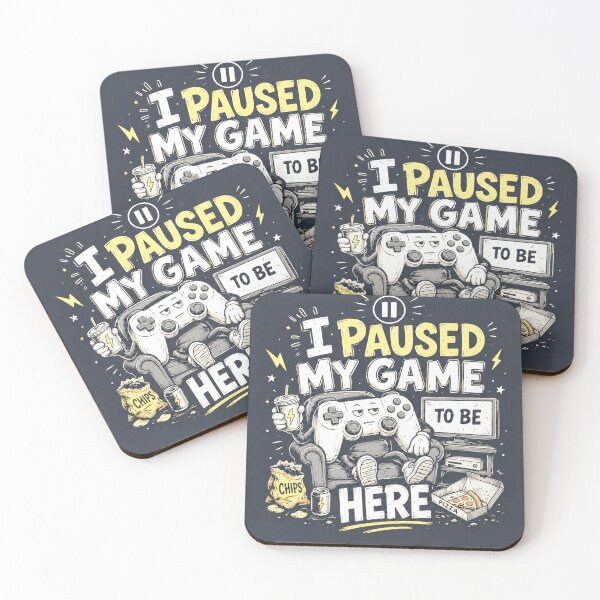 Item preview, I Paused My Game To Be Here designed and sold by SlanPOD.