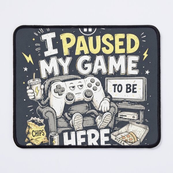 Item preview, I Paused My Game To Be Here designed and sold by SlanPOD.