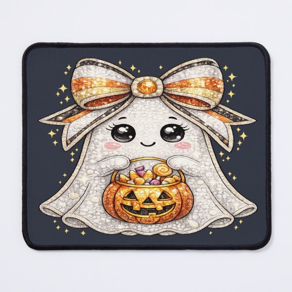 Item preview, Cute Rhinestone Ghost for Girly Halloween Fans designed and sold by POD DYNASTY | Original Print On Demand T-Shirt Graphics.