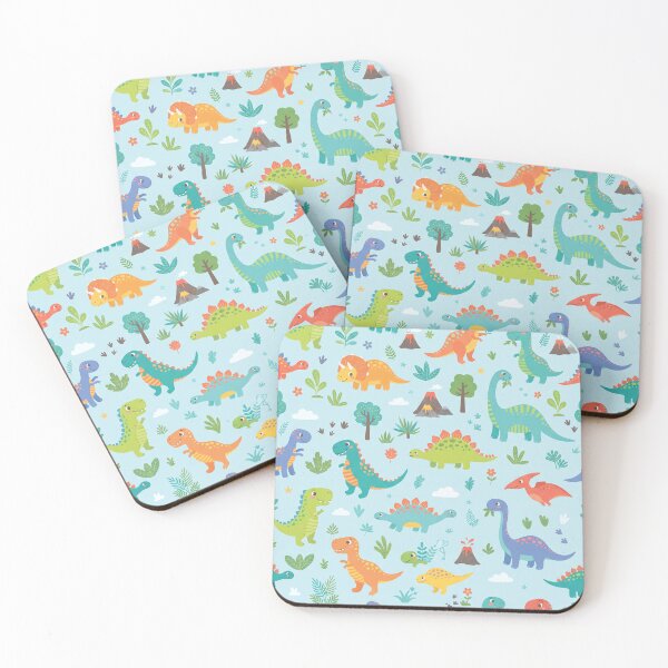 Item preview, Colorfull Dinosaurs Cute Pattern Design designed and sold by ashenlocs.