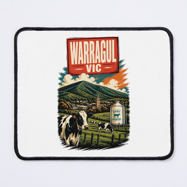 Item preview, Warragul Victoria Australia Vintage Travel Poster designed and sold by TravelersGems.