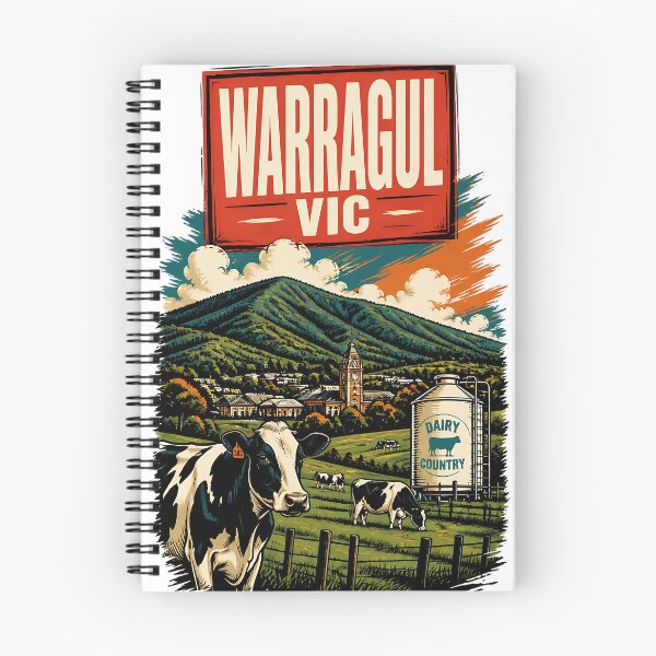 Item preview, Warragul Victoria Australia Vintage Travel Poster designed and sold by TravelersGems.