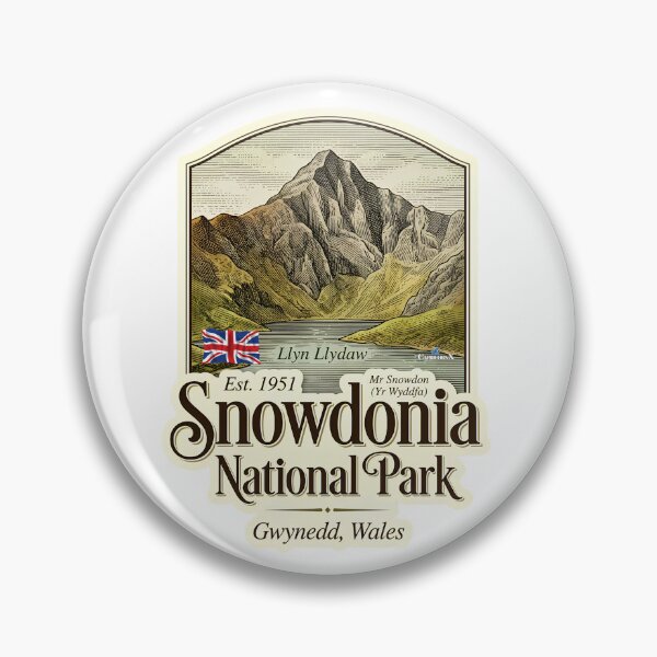 Item preview, Snowdonia National Park Wales Vintage designed and sold by EvergreenPark - Tee Studio.