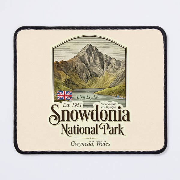 Item preview, Snowdonia National Park Wales Vintage designed and sold by EvergreenPark - Tee Studio.
