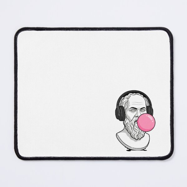 Item preview, Greek Statue Bust With Headphones And Bubblegum designed and sold by Rare By Hero.