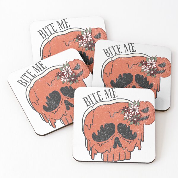 Item preview, Bite Me Funny Skeleton - Halloween Spooky Vibe Quote designed and sold by FuzionRaptor.