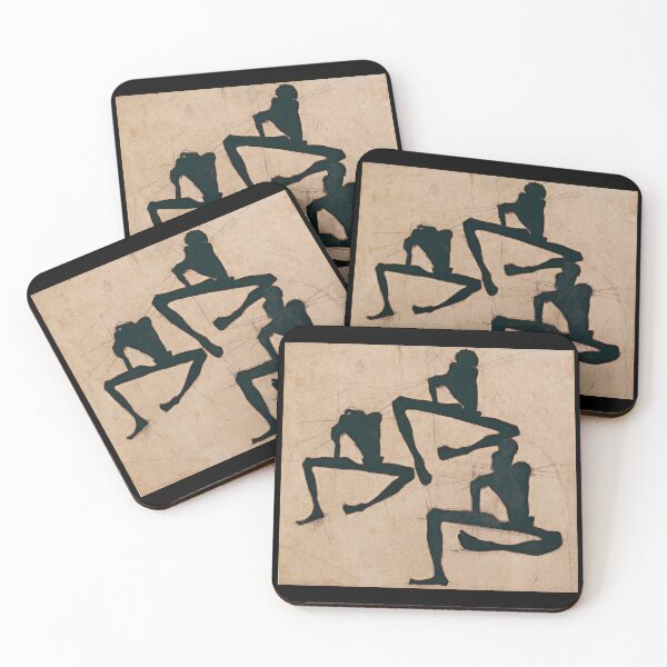 Item preview, Composition with Three Male Nudes, Egon Schiele 1910 designed and sold by Matthew Kinnersly.
