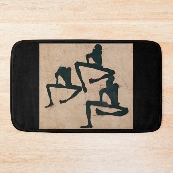Item preview, Composition with Three Male Nudes, Egon Schiele 1910 designed and sold by Matthew Kinnersly.