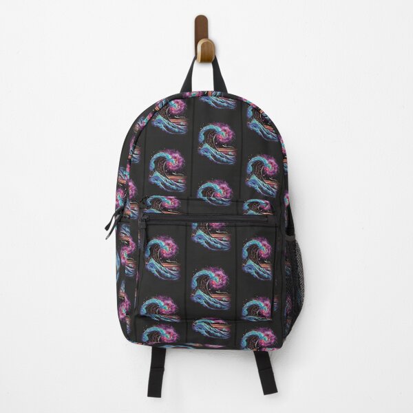 Item preview, riding the cosmic wave in neon designed and sold by RetroWaveArtCo.