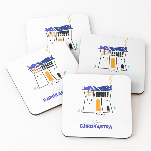 Item preview, Illustration of Gjirokatra Traditional House Cene designed and sold by INTRIGUEprints.