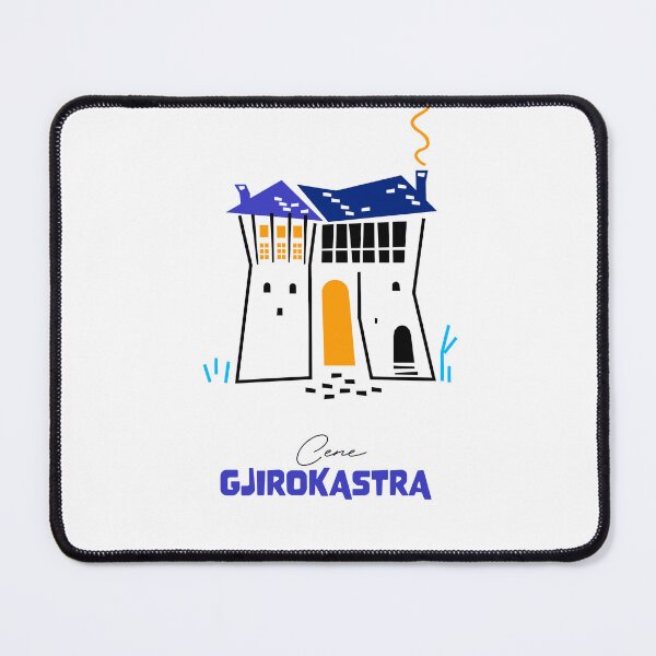 Item preview, Illustration of Gjirokatra Traditional House Cene designed and sold by INTRIGUEprints.