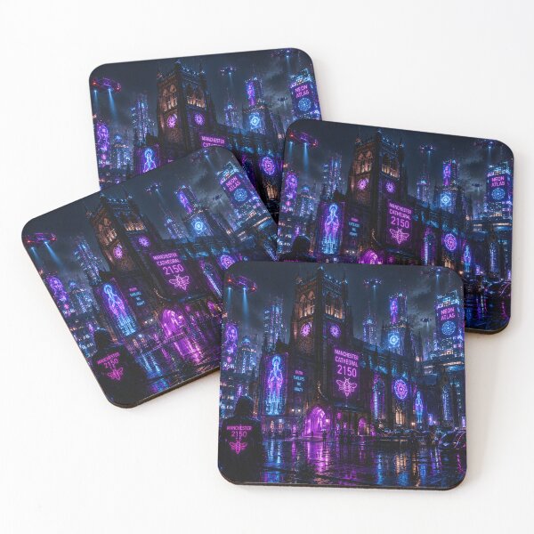 Item preview, Manchester 2150 | Cyberpunk Sci Fi | Neon Atlas designed and sold by NSAstore.