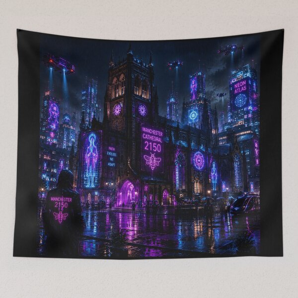 Item preview, Manchester 2150 | Cyberpunk Sci Fi | Neon Atlas designed and sold by NSAstore.