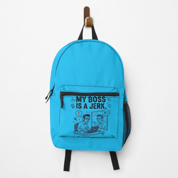 Item preview, Funny Freelancer Quote: My Boss Is A Jerk Self-Employed designed and sold by CoffeeAndChao.