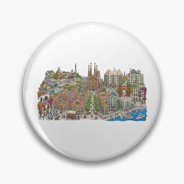 Artikelvorschau, Barcelona entworfen und verkauft von designsbysamantha.