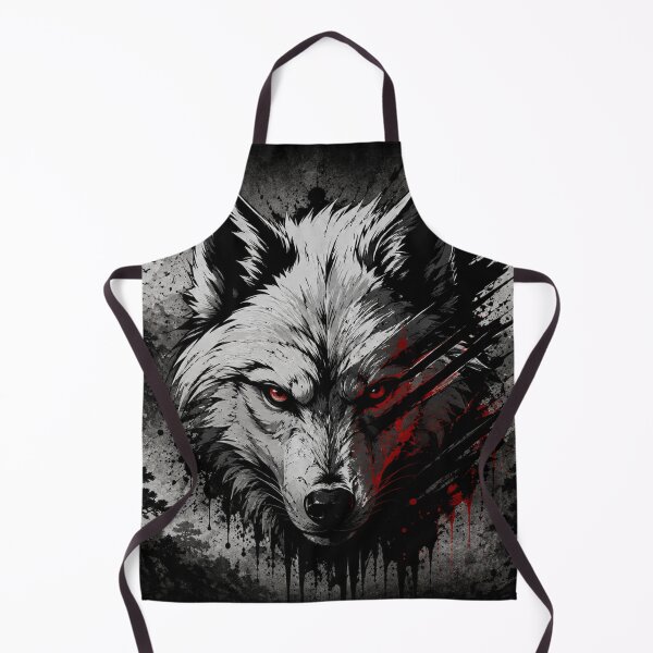 Item preview, Shadow Wolf: Crimson Eyes Dark Fantasy designed and sold by Fei Long Design Hub.