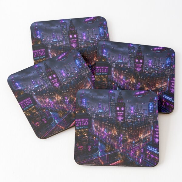 Item preview, Manchester 2150 | Cyberpunk Sci Fi | Neon Atlas designed and sold by NSAstore.
