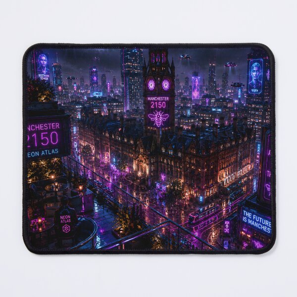 Item preview, Manchester 2150 | Cyberpunk Sci Fi | Neon Atlas designed and sold by NSAstore.