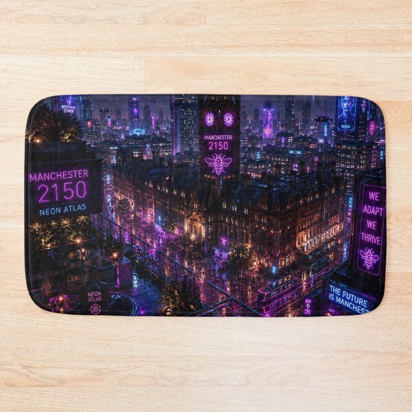 Item preview, Manchester 2150 | Cyberpunk Sci Fi | Neon Atlas designed and sold by NSAstore.